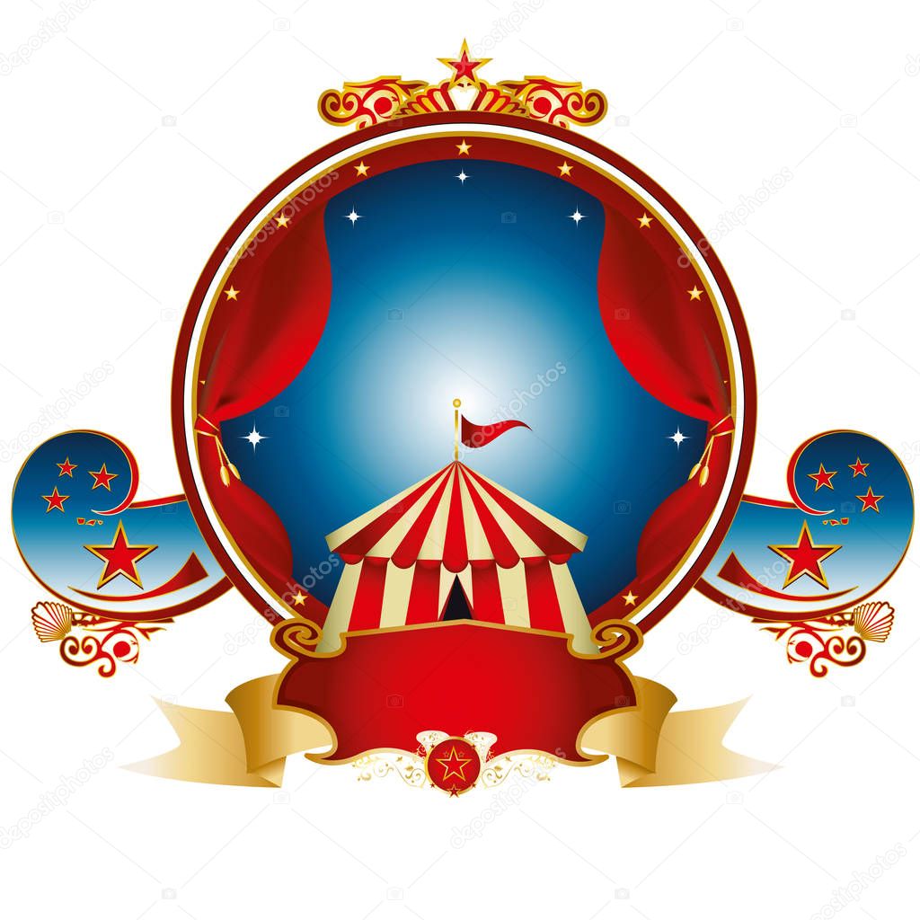 A circus gold label for your entertainment