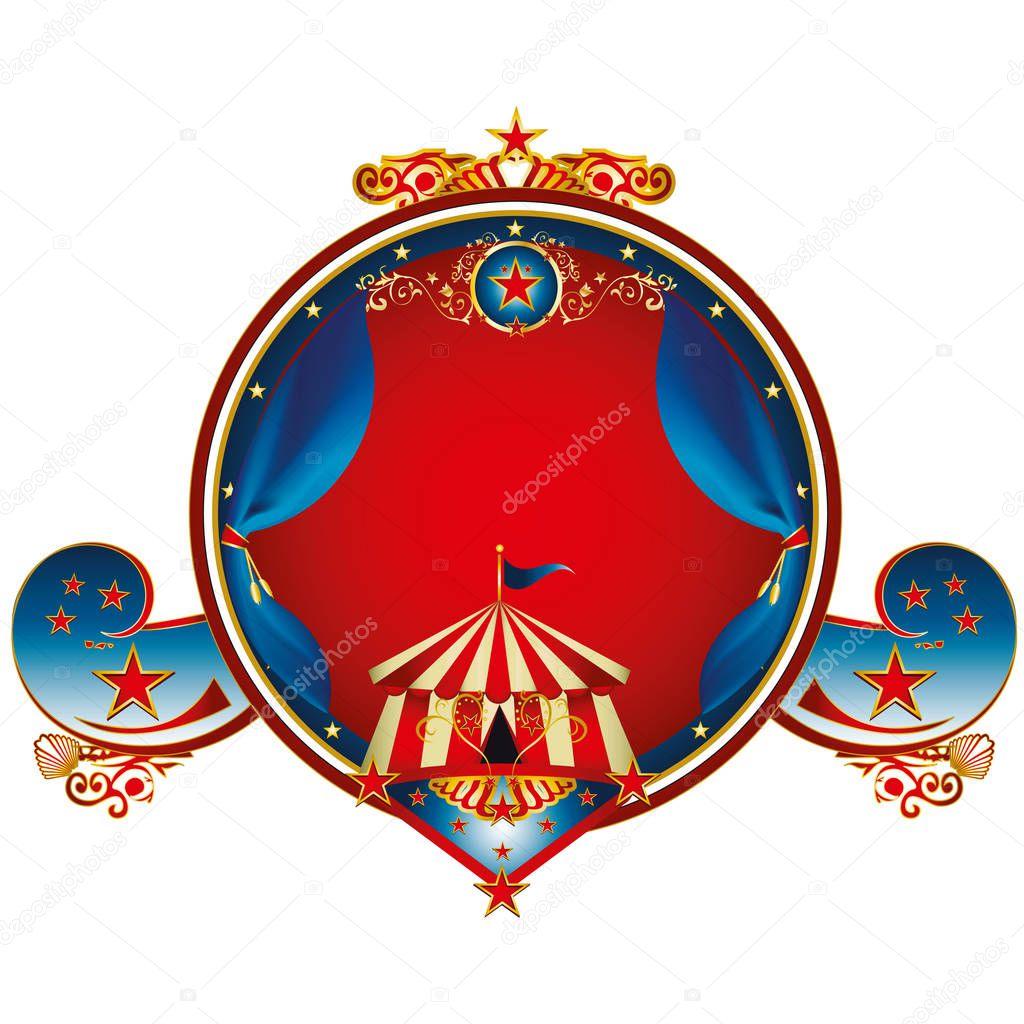 A circus gold label for your entertainment