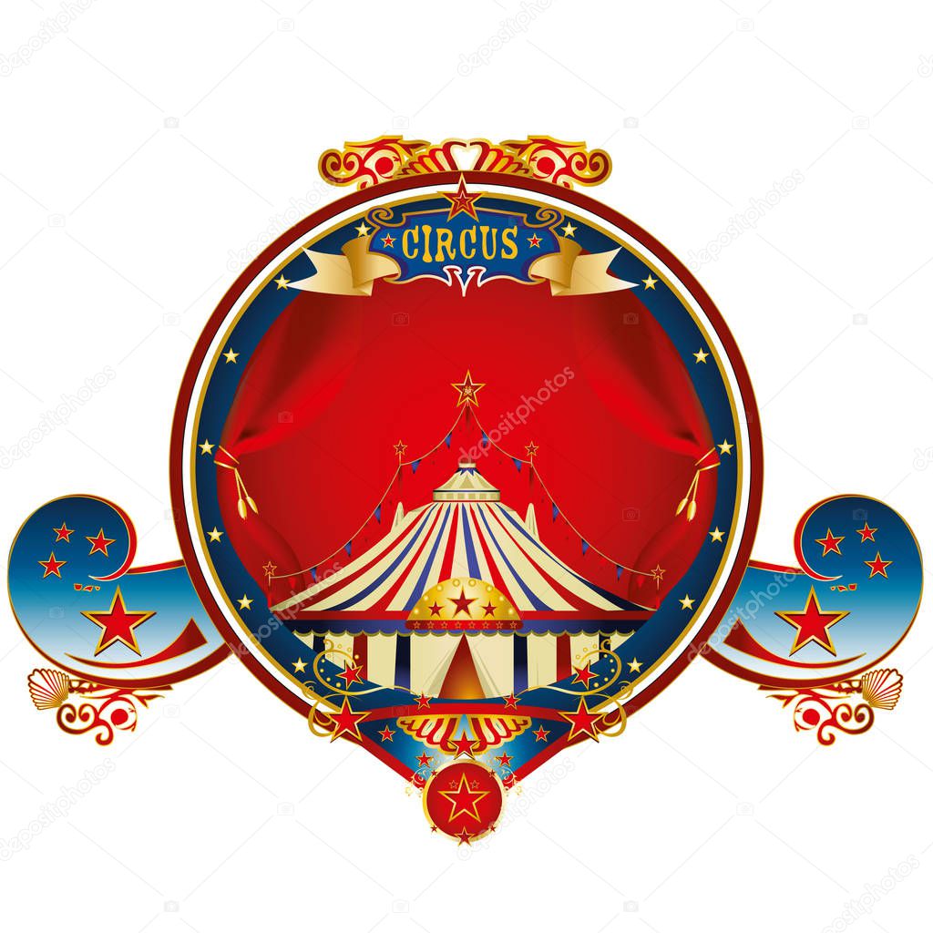 A circus gold label for your entertainment