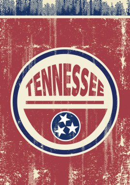 Tennessee Vintage çizilmiş arka plan