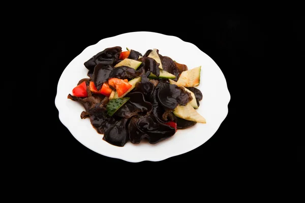 Китайские овощи с грибами — стоковое фото