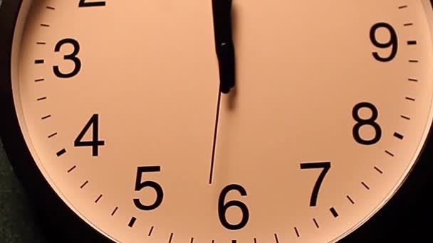 Time Ago Strange Vintage Clock — Stock Video
