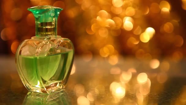 Verde Cuore Profumo Video Colori Bokeh — Video Stock