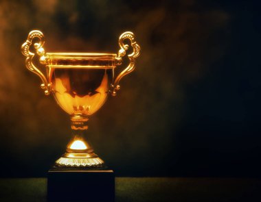 Gold Kupası Studio kalite koyu arka plan