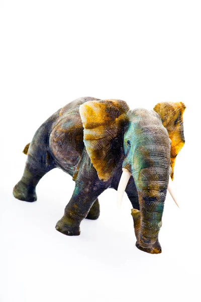 Elefante Figura Animal Estúdio Luz Qualidade — Fotografia de Stock