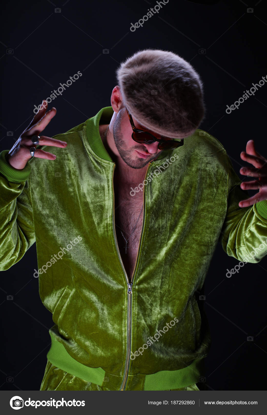green velvet clothes