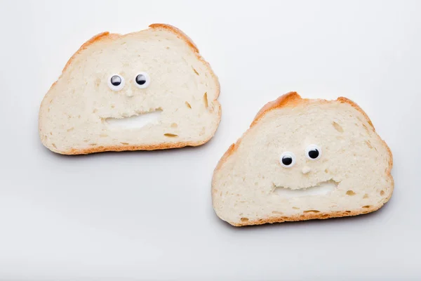 White Bread Face Studio — Fotografie, imagine de stoc
