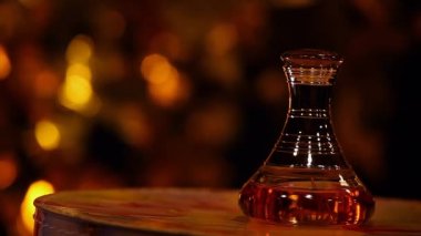 Cam parfüm şişe ünlüler bokeh