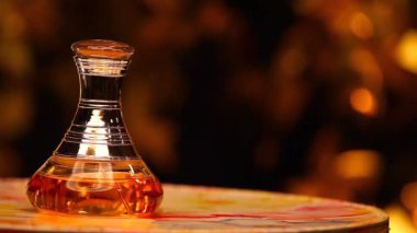 Cam parfüm şişe ünlüler bokeh
