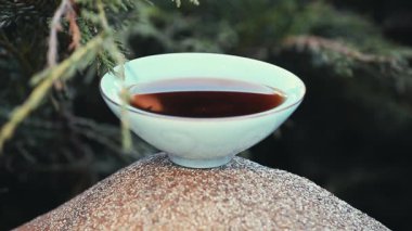 Siyah Çin çayı görüntüleri