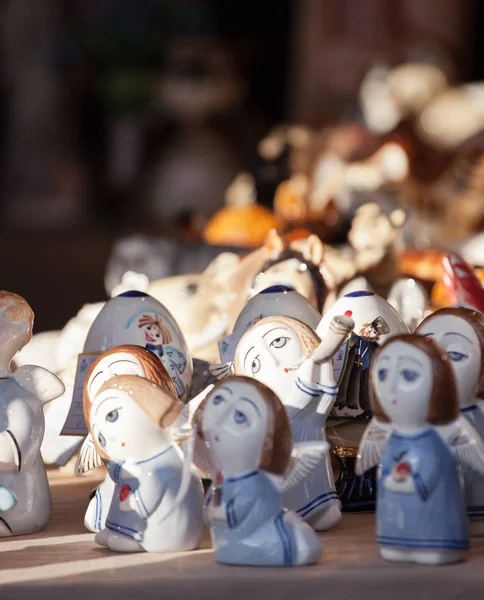 Wielkanoc Miasto Targów Porcelany Rysunek — Zdjęcie stockowe