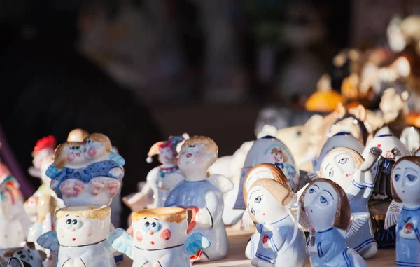 Easter city fair porcelain figure