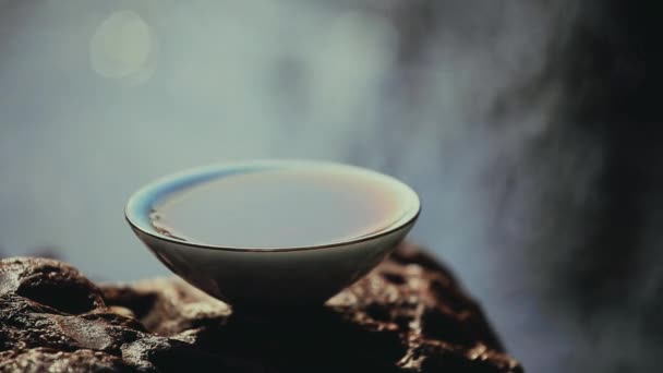 Китайський Чай Run Чорна Кадри — стокове відео