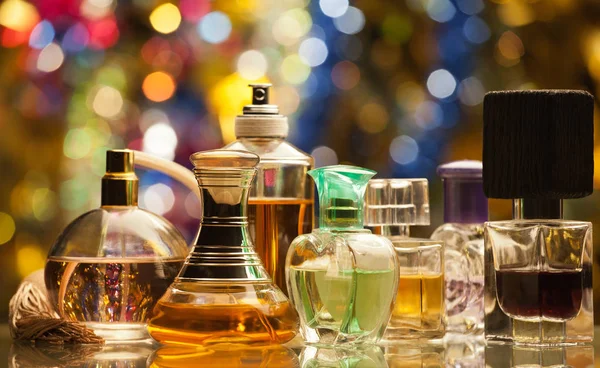 Glazen Parfumfles Studio — Stockfoto
