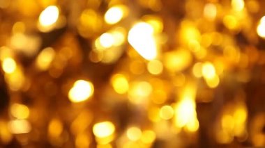 Altın top bokeh koyu arkaplan HD görüntüler 