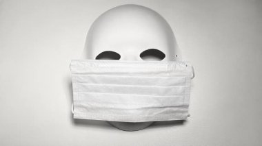 Maske beyaz arkaplan görüntüleri 