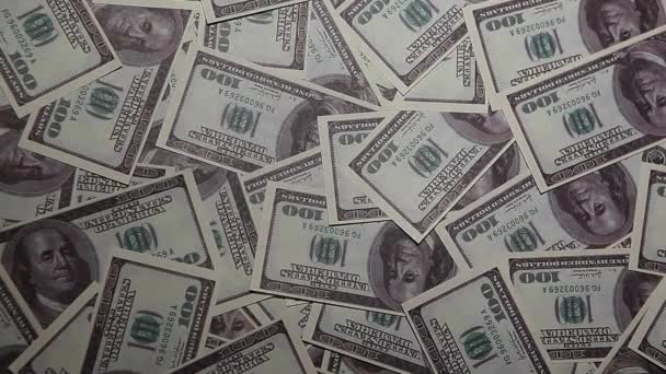 Footage Money Banknote Background — Stock Video