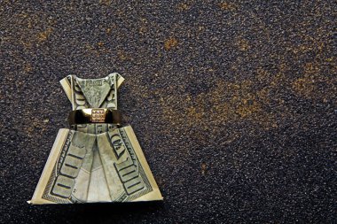 Para halkası asfalt arkaplanı resmi 