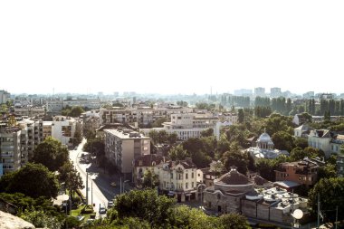 Panoramik şehir Plovdiv