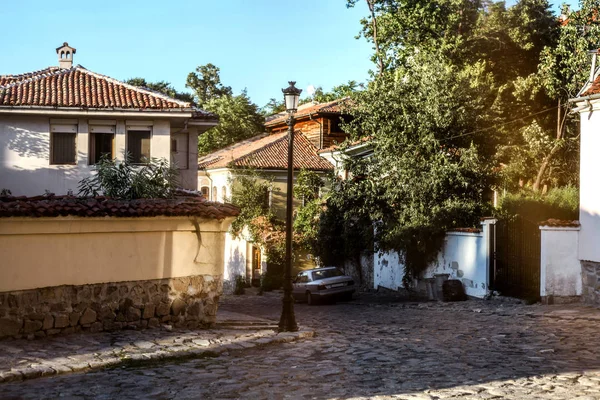 Eski şehrin sokak manzarası