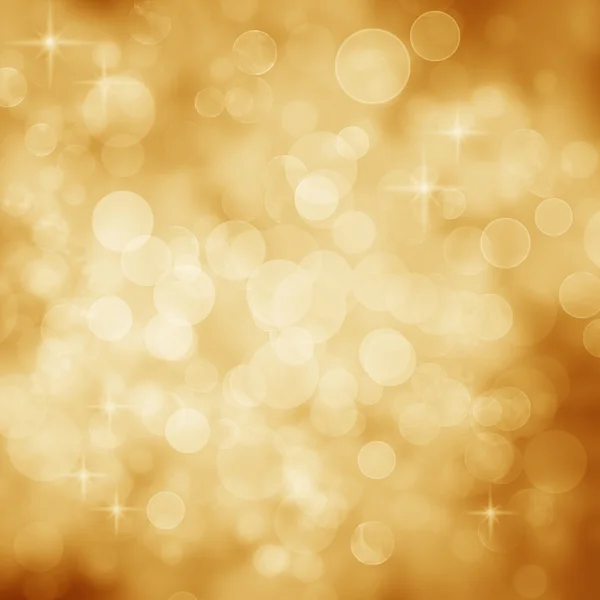 Abstract Golden Background with Star and Glitter — ストック写真