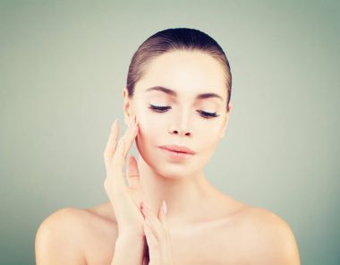 Güzellik Spa modeli portre. Cilt Bakımı