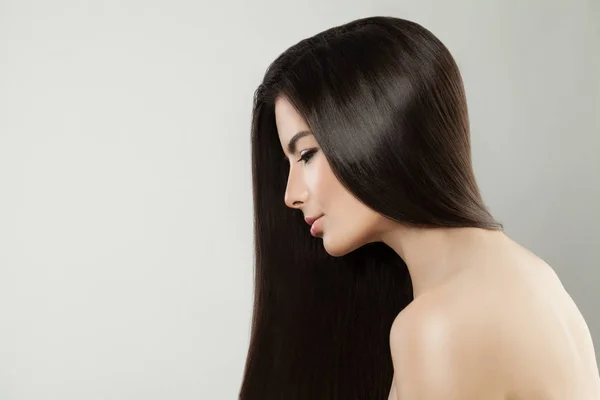 Krásné vlasy ženy pro Kosmetický Salon pozadí. — Stock fotografie