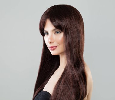 Genç Model, kadın yüzü portre