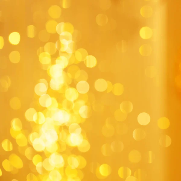 Golden Bokeh bakgrundskort. Vackert abstrakt glitter glitter — Stockfoto