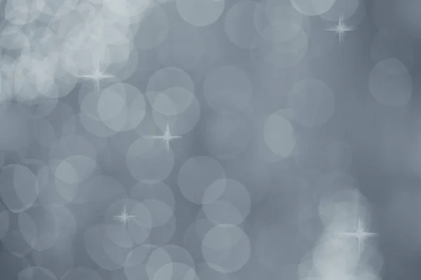 Silver bokeh abstract texture. Gray defocused background — Stock Photo, Image