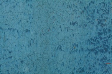 Eski mavi dokular duvar arkası. Boşluğu olan mükemmel arkaplan