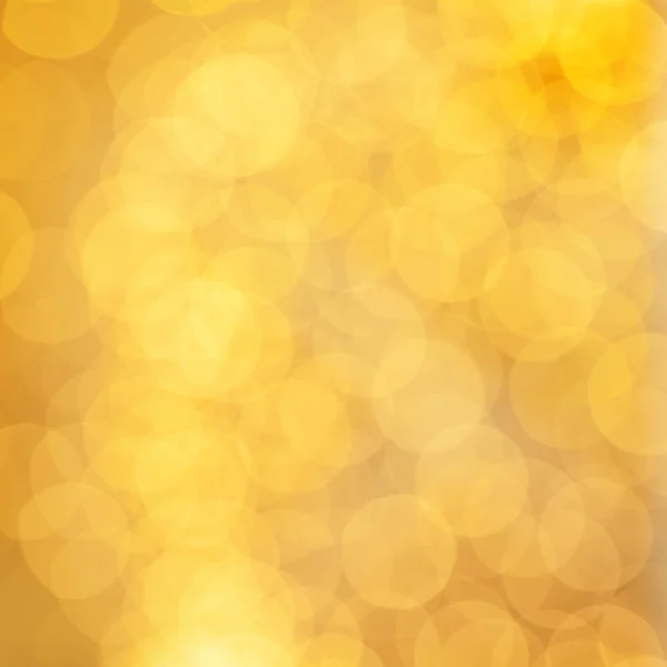 Golden card background with abstract bokeh glitter — Stock Photo, Image