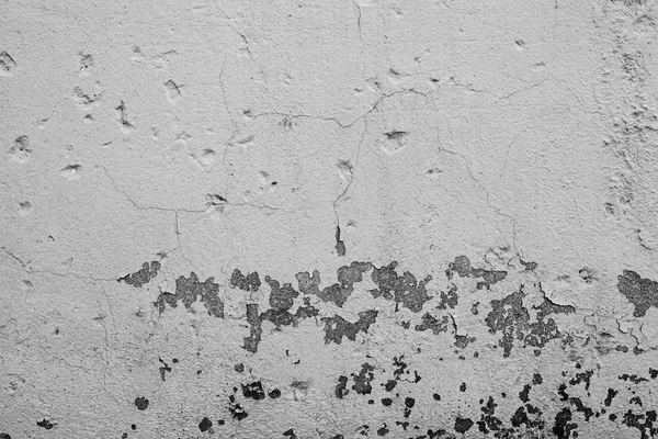 Fondo de pared de texturas en blanco y negro antiguo. Estuco de cemento molido — Foto de Stock