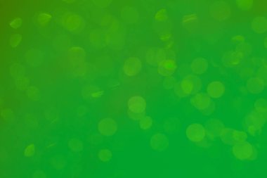 Abstract green bokeh background for holiday