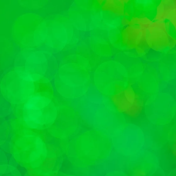 Fondo verde abstracto con adornos bokeh — Foto de Stock