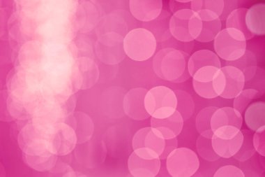 Soyut bokeh ışığı ile odaklanmış pembe duvar kağıdı arkaplanı