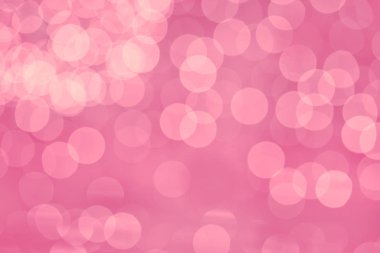 Soyut çözülmüş bokeh parıltısıyla mükemmel parlayan pembe arkaplan duvar kağıdı
