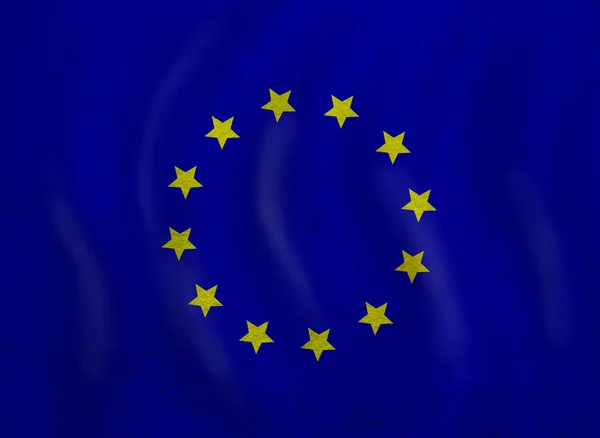 Régi Háttér Zászlóval Utazás Tanulás Európában — Stock Fotó