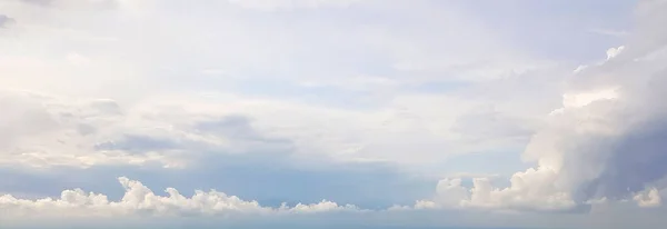 Biru Langit Latar Belakang Awan Pemandangan Indah Dengan Awan Dan — Stok Foto