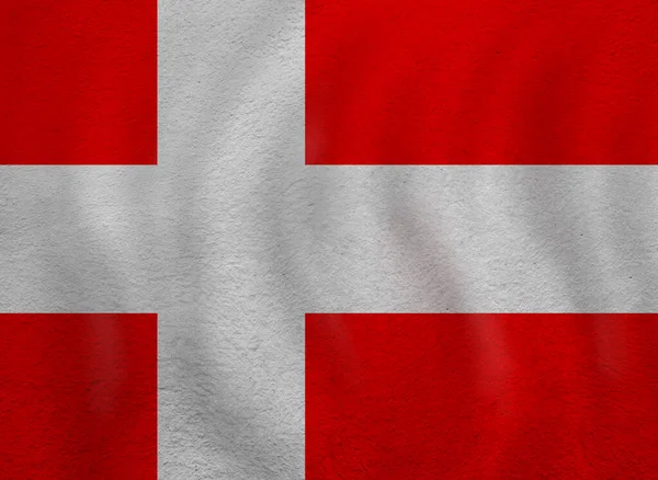 Resa Och Lär Danska Språket Koncept Med Danmark Flagga Bakgrund — Stockfoto