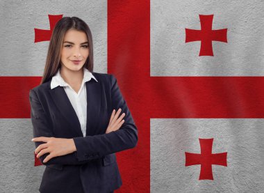 Genç kadın işe hazır ya da dil öğrenmeye