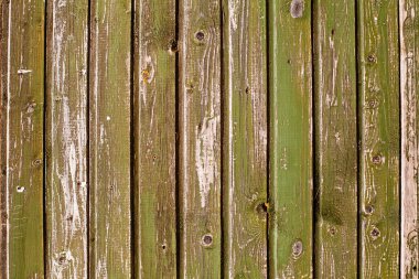 Rustic Old green wooden background. wood planks.