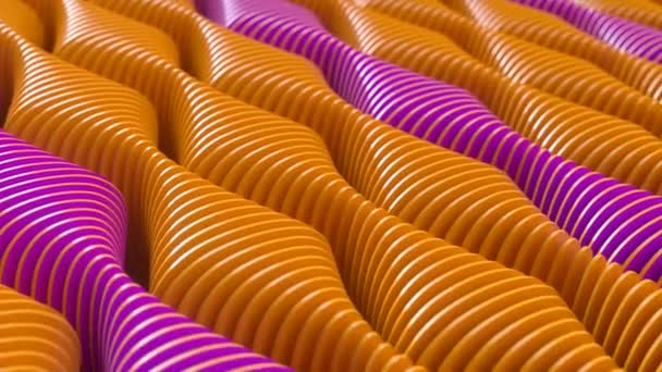 Abstract beautiful shiny colorful wavy shapes. Seamless loop — Stock Footage Abstract beautiful shiny colorful wavy shapes. Seamless loop Stock Footage