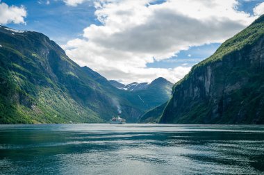 Geiranger fjord scenic, Norway