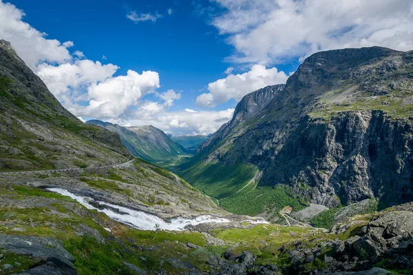 Valle di Trollstigen, Norvegia . — Foto Stock