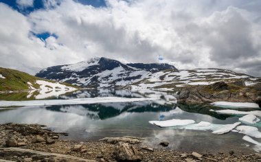 Norveç yüksek dağ doğa