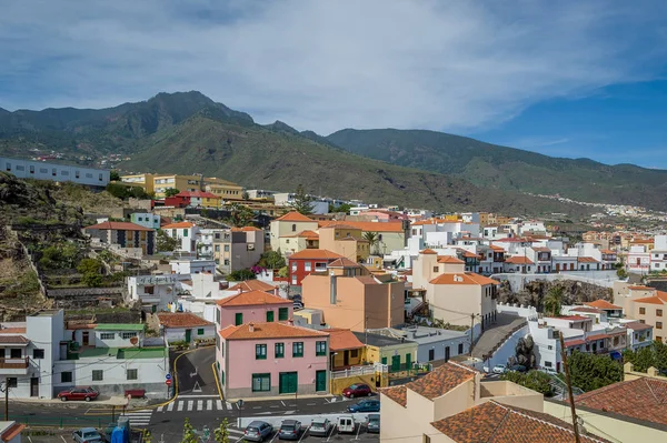 Vista típica de la ciudad canaria, Candelaria — Foto de Stock