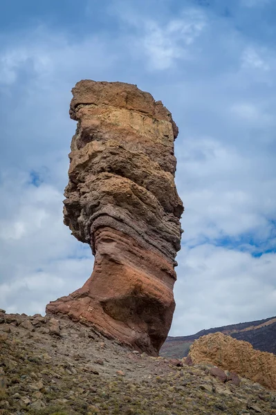 Vertical photo of famous Garcia rock, Tenerife — Stock Photo, Image