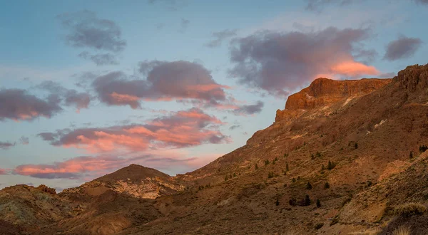 Montaña Guajara al atardecer — Foto de Stock