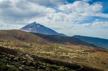 Pico del Teide volkanik manzara